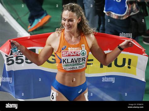 klaver runner|Netherlands Lieke Klaver speaks after her win in the 400m